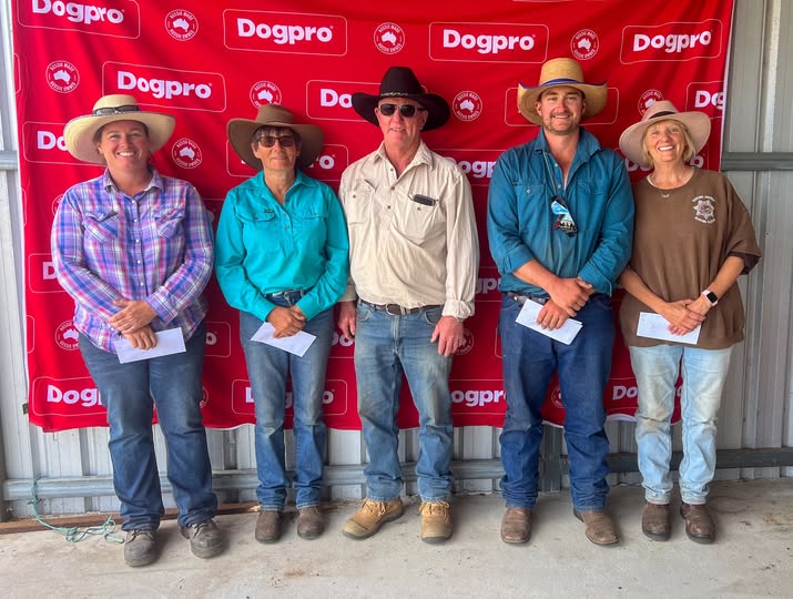 Improver Yard - Shelby Harries (Just Ali 1st), Karyn Buller (Boonining Turbo 2nd), Neil Kristiansen (Badgingarra Wilson 3rd), Fraser Gordon (Reiny 4th), Lee Crockford (Drycreek Zarin 5th).