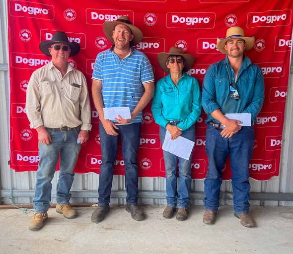 Novice Utility - Neil Kristiansen (Badgingarra Maggie 1st), Hayden Harries (Marionvale Penny 2nd & Just Coke 5th), Karyn Buller (Boonining Turbo =3rd), Fraser Gordon (Thorpe = 3rd).