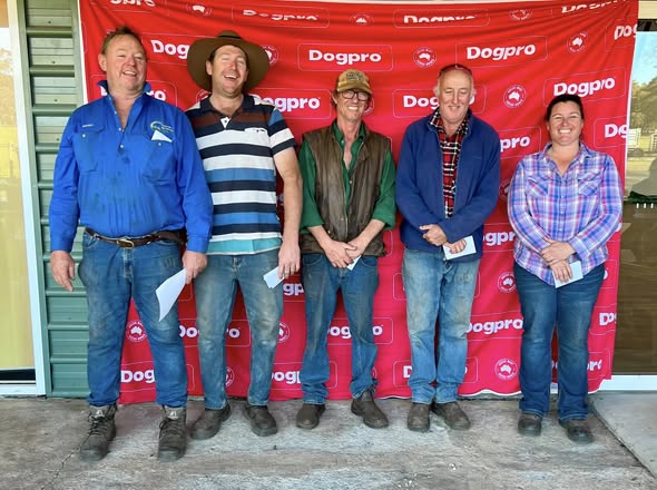 Open Yard - Neil Eastough (Easties Ziggy 6th), Hayden Harries (Just Buster 1st & Just Coke 4th), Jason Crockford (Buntal Bull 2nd), Ken Atherton (Ramulam Charlie 3rd), Shelby Harries (Just Ali 5th).