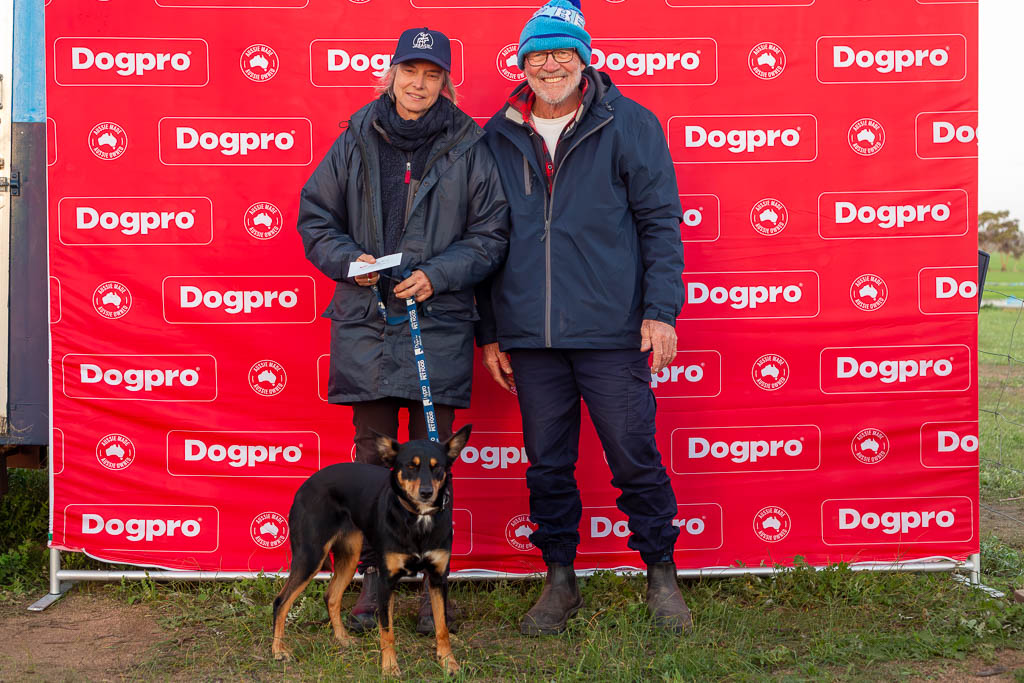 Cree Monaghan with Marionvale Jem. Highest aggregate score, presented by President Rod Forsyth.