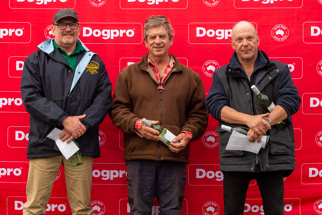 Open - Simon Leaning (Marionvale Di 1st & Marionvale Woody 5th), Grant Cooke (Pendalulp Gilbert 2nd), Per Einarsson (Bellview Lexie 3rd & Karridowns Zoftie 4th).