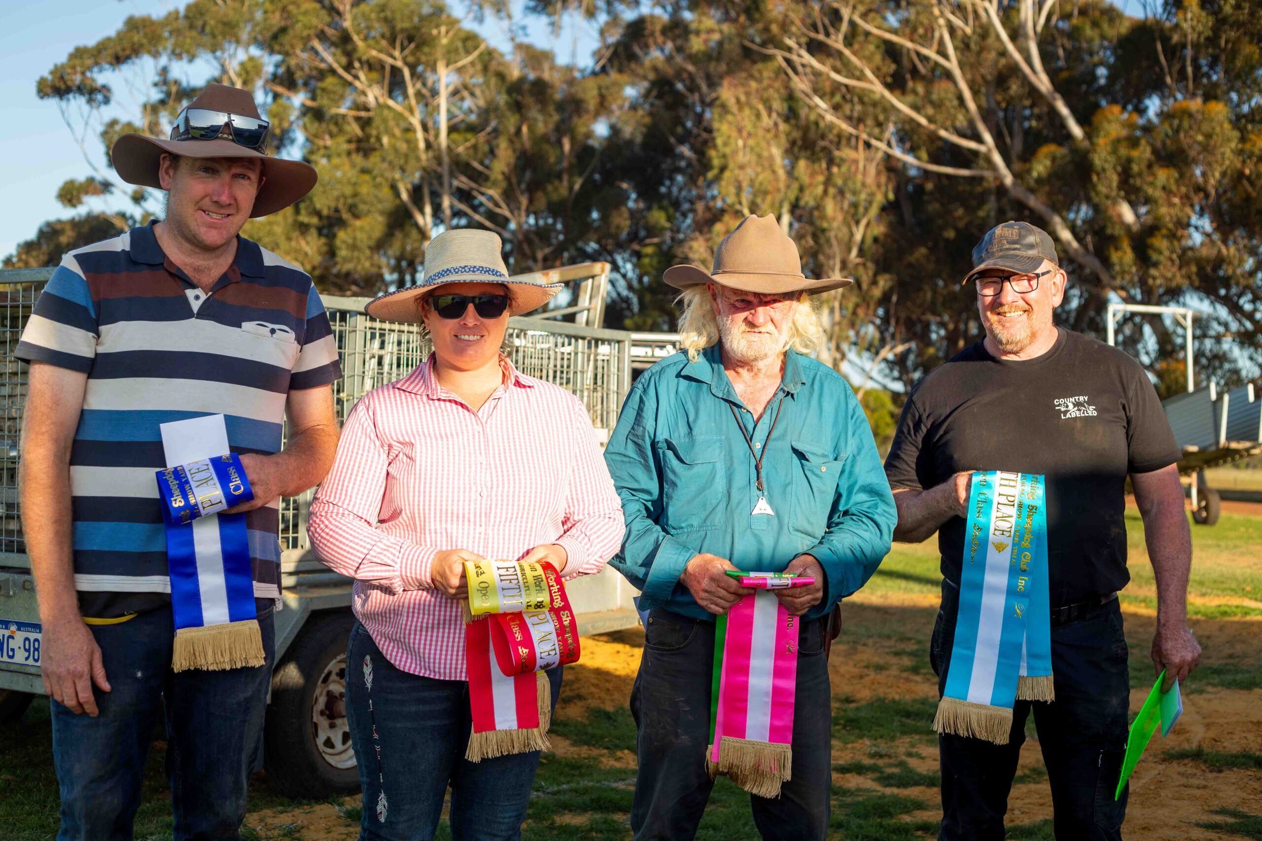 Open - Hayden Harries (Just Buster 1st), Shelby Harries (Riche Dig 2nd & Just Ali 5th), Allan Dunn (Gogetta Thor 3rd & Dunns Chopper 4th), Simon Leaning ( Marionvale Woody 6th).