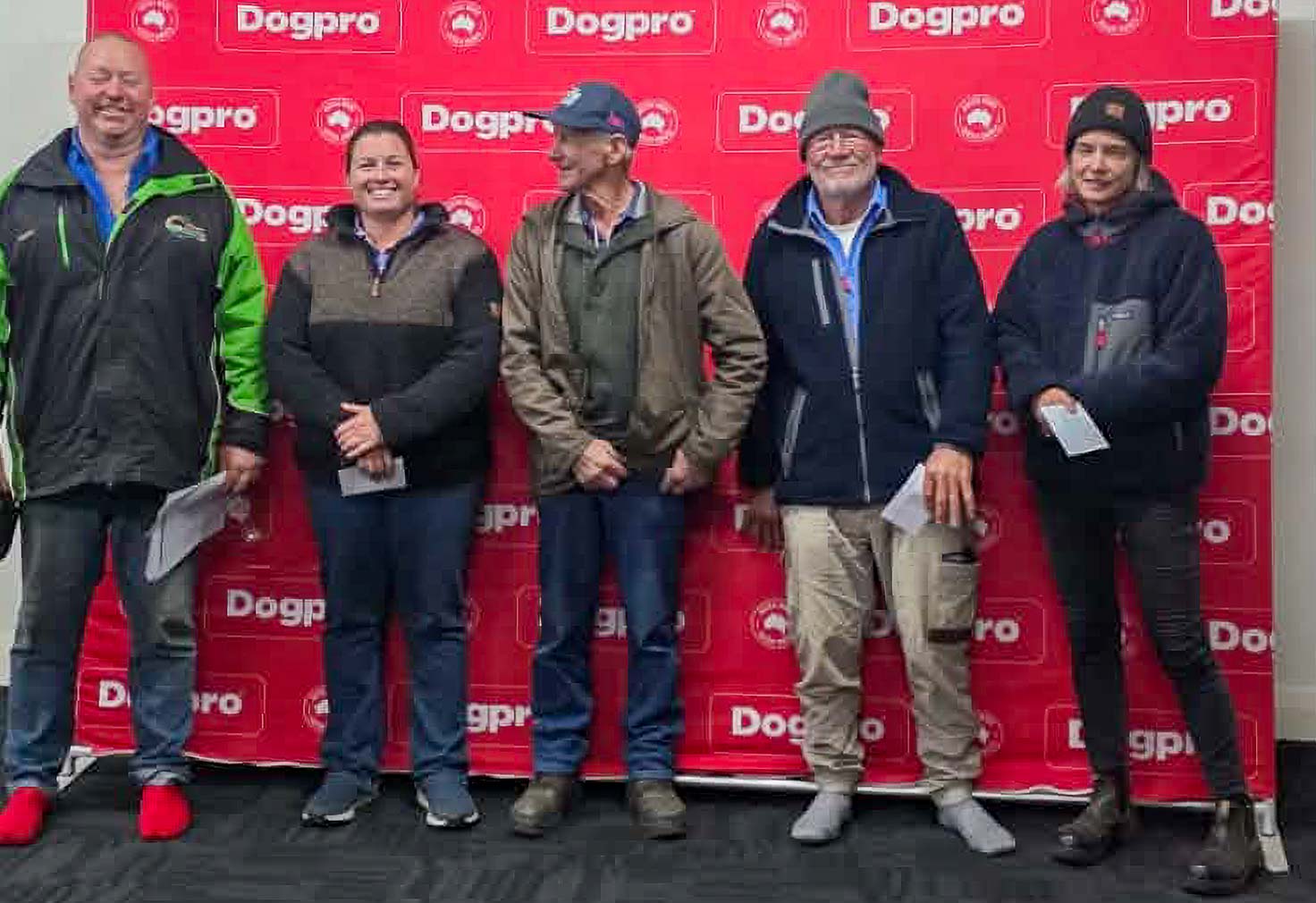 Novice - Neil Eastough President, Shelby Harries (Riche Trixie 1st), Peter Gorman (Badgingarra John =2nd), Rod Forsyth (Yarralonga Forrest =2nd), Cree Monaghan (Graedawn Finn 5th) also Per Einarsson (Bellview Sadie =2nd).